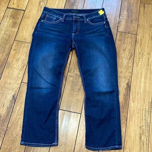 Silver Elyse jean capris